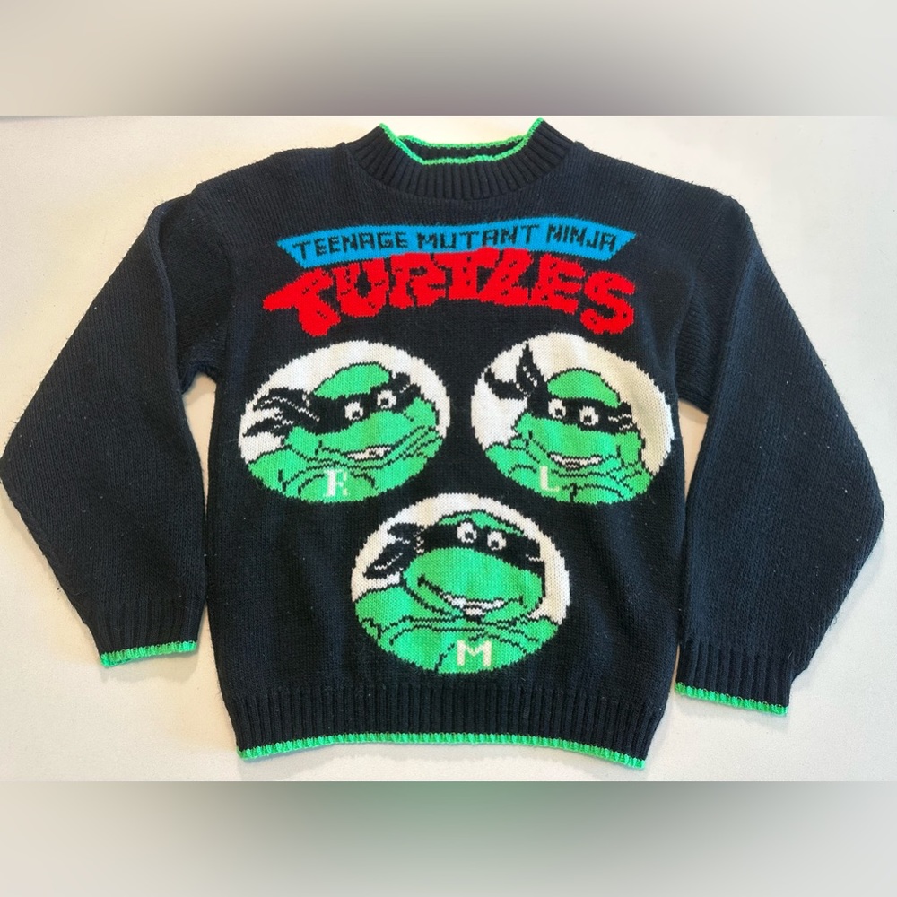 Vintage Youth Teenage Mutant Ninja Turtle Sweater